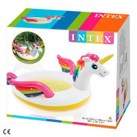 Piscina unicornio hinchable intex con pulverizador - details 3