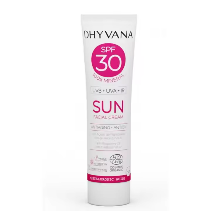 Dhyvana Solar Sun Protector con Ácido Hialurónico SPF 30 50 ml - 1