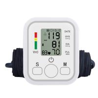 Tensiómetro de Brazo digital, Medida precise de la presión arterial y El Pulso, Detector Electrónico de frecuencia Tarjeta con brazalete 22-36cm,2X99 Memory Adecuado para uso doméstico: USB o Katería enchufable(Blanco) - details 0