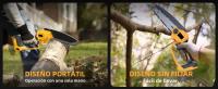 Motosierra Eléctrica Inalámbrica De 6 Pulgadas Para Batería Dewalt 20V Y Makita 18V Para Arboles Jardín Herramienta DIY - details 2