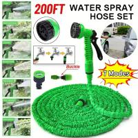 Tubo De Riego Jardín Expansible 25FT-200FT Con Pistola De Agua Alta Presión Herramienta Diaria Para Riego De Jardín Y Limpieza De Coches - details 0