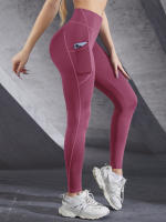 Leggings De Cintura Alta Para Mujer Con Bolsillos Pantalones De Yoga Elásticos Para Fitness Y Correr Talla Verdadera - details 20