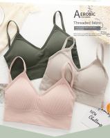 Top De Pecho Enredado Sin Costuras Para Mujer Estilo Explosivo Grande U De Espalda Deportivo Transpirable De Nylon - details 4