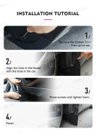 Mangas De Barro Para Mazda CX-5 2017-2020 Protección De Parachoques Antisalpicaduras Accesorios De Alta Calidad En ABS - details 8