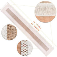 Corredor De Mesa Boho De 108 Pulgadas Para Decoración De Hogar Rústico Macramé Con Borlas Corredor De Mesa De Hotel Estilo Bohemio - details 4