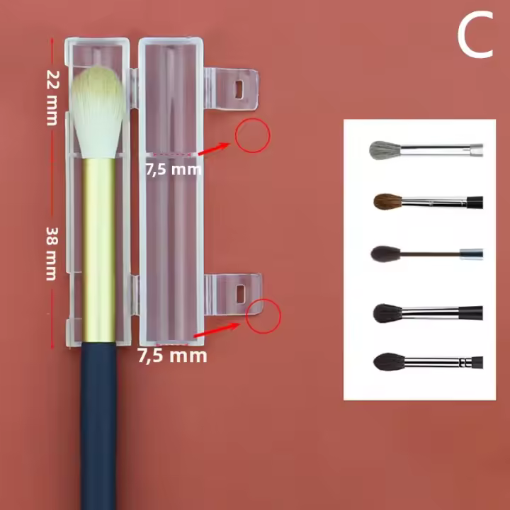 Cubiertas De Protección Para Cepillos De Maquillaje Set De Herramientas De Belleza Accesorios Para Rostro Cubierta Guardia Protectora - 1