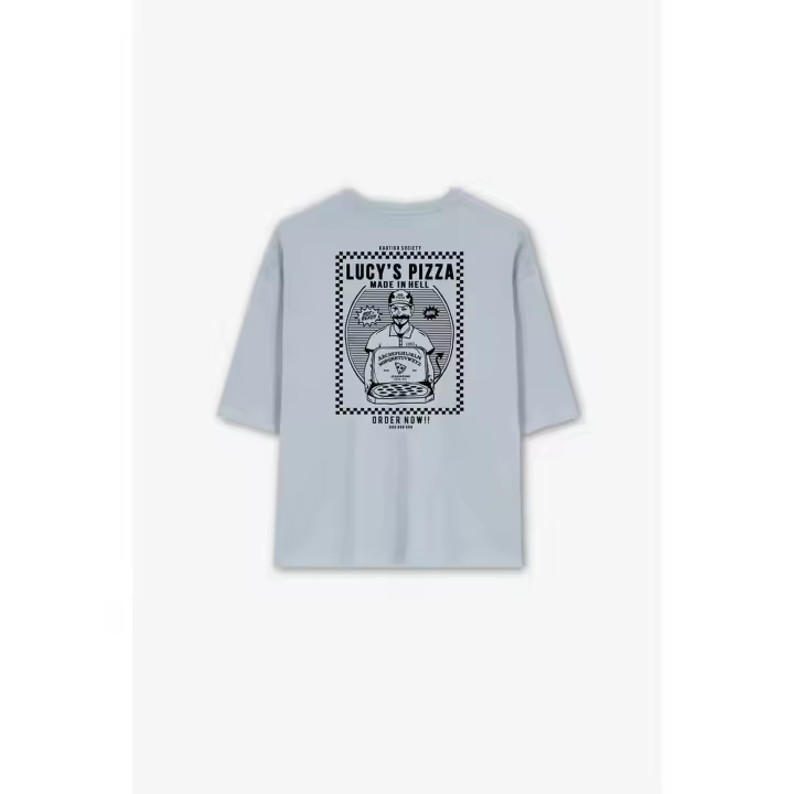 Kaotiko Camiseta Hombre Lucys Pizza Steel - 1