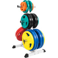 Gorilla Sports Rack de discos de pesas olímpico 4 barras 50/51 mm - details 1