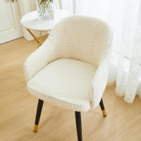 Funda De Silla Elástica De Color Sólido Para Sala De Estar Y Comedor Protector De Asiento De Juego Europeo Polyester/Cotton - details 4