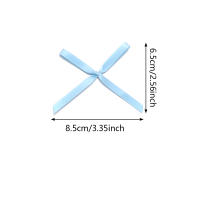 30pcs Cintas De Satén Poliéster Multicolor 6.5x8.5cm Para DIY Ropa Accesorios De Cabeza Regalos Cajas Artesanías Decoración - details 0