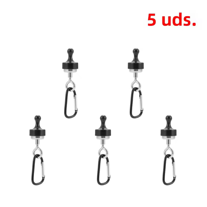 Ganchos Magnéticos Fuertes Para Acampar Colgador De Luz De Camping Carabineros De Montañismo Hebilla De Canopy De Tenda - 1