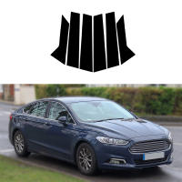Kit De 6 Piezas De Adornos Para Ventanas Y Puertas De Coche En Negro Brillante Adecuado Para Ford Fusion 2014-2022 - details 2