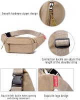 Riñonera Cruzada, resistente a Agua, Deportiva, para Mujer y Hombre, ideal para Viajes, senderismo, Correr, ciclismo. - details 3
