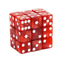 10PCs Dados De Juego De Mármol D6 16MM Cuadrados Corners Acrílico Divertimento Matemático Herramienta De Juego De Azar - details 11