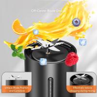 Licuadora portátil, licuadora de tamaño personal para batidos de arena con 6 cuchillas ultra, 16 oz USB recargable reutilizable negro - details 1