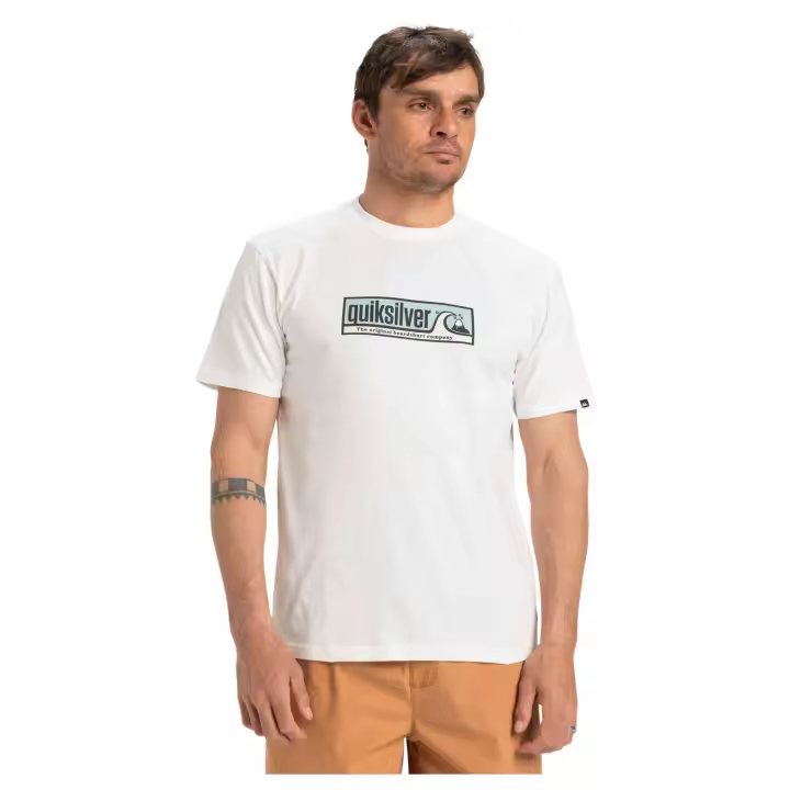 Textil Sportswear marca Quiksilver modelo Eqyzt08040-Wbk0 para hombre en color blanco - 1