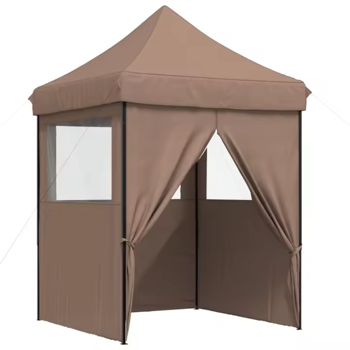 vidaXL Tienda de fiesta plegable Pop-Up 4 paredes laterales tienda Color Burdeos,  orange,  Terracota y mas - 1