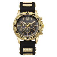 Reloj De Moda Para Hombre Con Correa De Silicona Casual Reloj De Pulsera Cuarzo Deportivo Con Marcadores Numerales Arábicos - details 7