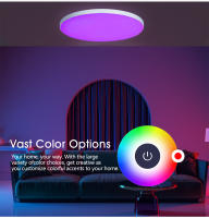 Luz De Techo LED Inteligente TUYA RGB Control Remoto Bluetooth 2.4G 30W 36W 220V Decoración Para Hogar Dormitorio Sala De Estar Cocina - details 6