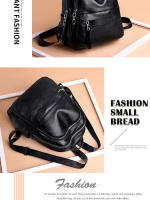 Bolso De Hombro Para Mujer En PU Negro Casual Y Versátil Gran Capacidad Ligero Adecuado Para Estudiantes De Colegio Salir - details 7