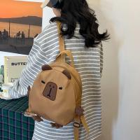 Mochila De Nylon Kawaii Capybara Para Escuela Mochila Grande De Capacidad Para Portátil Dibujos Animados Infantiles Viajes Casual Bolsas De Libros - details 2