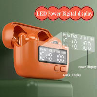 Auriculares Bluetooth, V5.2 Retro ENC Reducción de ruido Sonido Estéreo Multifunción True Auriculares with Pantalla LED de carga para iOS y Android (GREEN) - details 8