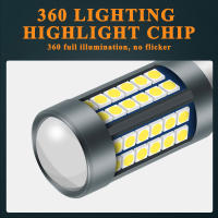 2x T15 1156 BA15S P21W T20 7440 LED Bulbs 3030 54smd CanBus Lámpara Para Luces De Señalización Retroiluminación 12v Universal - details 4