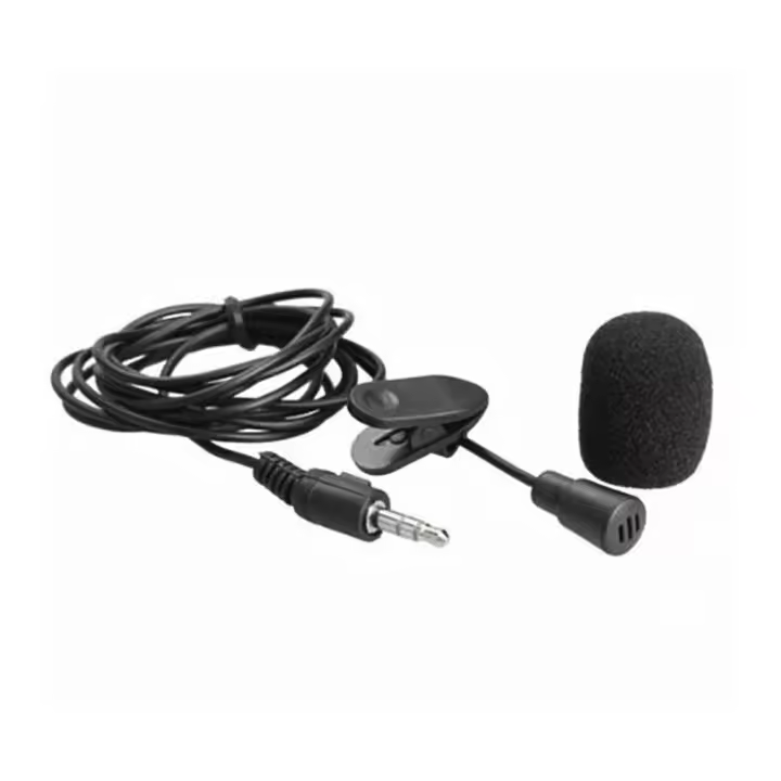 Micrófono De Solapa Profesional 3.5mm Con Reducción De Ruido Y Escudo Antisoplo Para Grabación De Sonido Y Performance En Escenario - 1