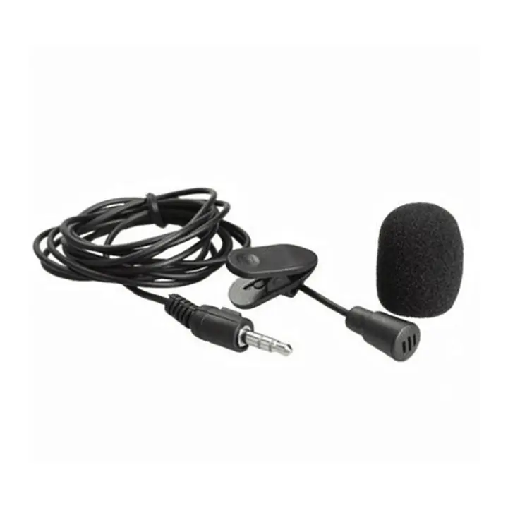 Micrófono De Solapa Profesional 3.5mm Con Reducción De Ruido Y Escudo Antisoplo Para Grabación De Sonido Y Performance En Escenario - 1