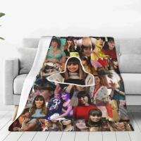 A-Aitanas Cobija De Pano Flannel Calidad Suave Duradera Para Músicos Foto Tamaño Rectangular Moderno Estilo Antipelusa Portátil Viaje Otoño Primavera - details 1