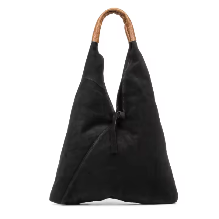 Firenze Artegiani. Agnana Bolso Shopper Mujer. Piel auténtica Gamuza y Dollaro. Made in Italy. Vera Pelle Italiana. - 1