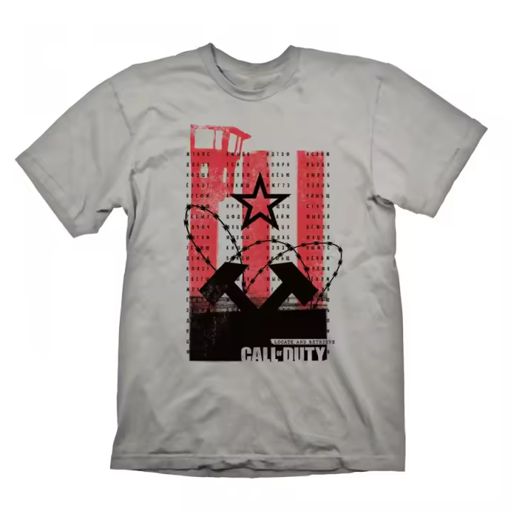 Camiseta Call of Duty Locate and Retrieve Gris Talla L - 1