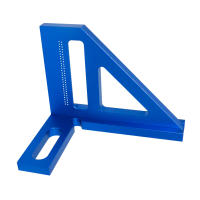 Regla De Triángulo De Miter De Aluminio Para Carpintería Precision Agujero Scribe Rectángulo Protractor De 45/90 Grados Para Madera - details 9