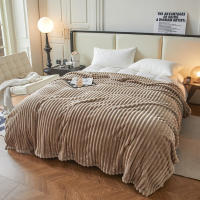 Manta Gruesa De Color Sólido Con Rayas Anchas Manta Suave Y Cálida Para Sofa Y Cama Cubierta De Tela Decorativa Para Dormitorio En Casa Estilo Geométrico - details 28