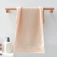 Toalla De Rostro De Algodón Puro 2-Pack Con Alambre Dorado Secado Rápido Y Absorbente Acolchado Toalla Rectangular De 35x75cm - details 4