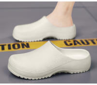 Sandalias De Hombre Para Jardín Y Pesca Adecuadas Para Mujer Y Parejas Antideslizantes Y Resistentes Al Agua Zapatos Cómodos Para Cocineros Y Trabajadores Al Aire Libre - details 10