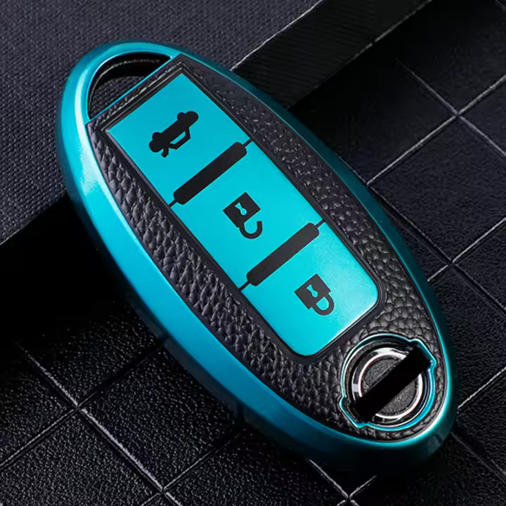 Funda Para Llave De Coche TPU De Cuero Para Nissan Leaf Micra Qashqai J11 J10 X Trail T32 Versa Note Patrol Accesorios De Llaves - 1
