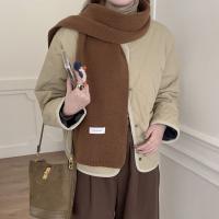 Bufanda Clásica Elegante Para Mujer Invierno Suave Térmica Versátil Coreana Pareja Estudiante Tejida Cálida Femenina Chaqueta Hombre - details 14