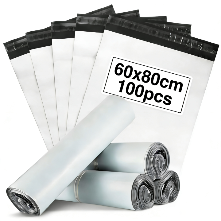 Envío rápido-100 Bolsas para Envios Paquetes,Sobres para Envios Embalaje,Autoadhesivas e Impermeables para el Envío de Ropa,regalos,Paquetería y Embalar. Resistentes y Opacas. (40x55CM 45x60CM 60X80CM 100PCS)