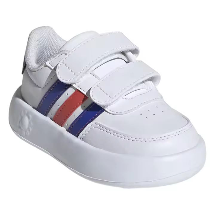 Zapatillas Adidas Breaknet 2.0 Cf Infantil Blancas Azul Rojo Id5278 Casual Niño Niña - 1