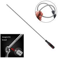 Herramienta De Recogida Magnética Flexible 25 Pulgadas Snake Pick-Up Retriever Stick Bendable Para Lanzas/Clavos/Nuts/llaves/Apilados De Basura - details 23