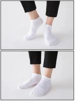 3 Pares De Calcetines Casuales Unisex De Color Sólido Bajo El Tobillo Transpirables Y Cómodos Anti Olor Absorbentes De Sudor Para Hombres Y Mujeres - details 2