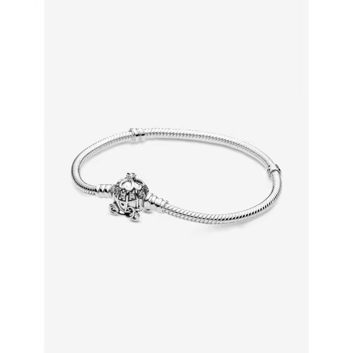 Pandora - Pulsera Pandora Moments with Cierres de calabaza de Cenicienta de Disney - Plata de Ley - 1