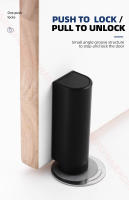 NAIERDI Portabrisas Magnéticas De Acero Inoxidable Resistentes Y Fuertes En Negro Sin Necesidad De Clavos Soporte Para Puertas Herramienta De Hogar - details 9