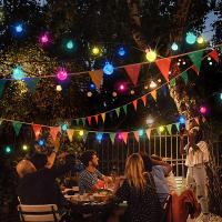 Luces De Hilo De Faeir De Cristal Solar 5M20L Impermeables Para Decoración De Navidad Camping Jardín Fiesta - details 7