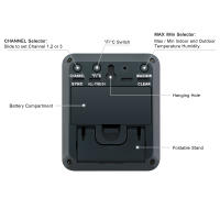 ThermoPro TP60C Termómetro Y Higrómetro Digital Inalámbrico Para Interior Y Exterior Estación Meteorológica Para El Hogar Medición De Temperatura Y Humedad - details 6