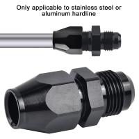 Adaptador De Combustible Perfeclan AN6 a 3/8 Pulgada Conector Rápido Desconectable Para Sistema De Refuelling Material De Aleación De Aluminio Y Latón - details 4