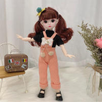 Muñeca Bjd De 30cm Con 12 Articulaciones Móviles Ojos Marrones 3D Ropa Y Zapatos Incluidos Juguetes Para Niñas Regalo Para Niños - details 7