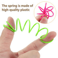 Juguetes Para Gatos 16pcs Coloridos Sprials De Plástico Duraderos Interactivos Para Gatos Y Gatitos Herramientas De Sprials Para Gatos - details 2
