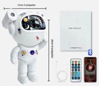 Proyector De Astronauta Y Estrellas Bluetooth LED Luz De Ambiente Para Dormitorio Aurora Lámpara Nocturna Con Altavoz Accesorios Para Speaker - details 1